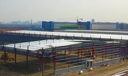 遠大鋼結(jié)構工地現(xiàn)場